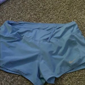 blue nike shorts